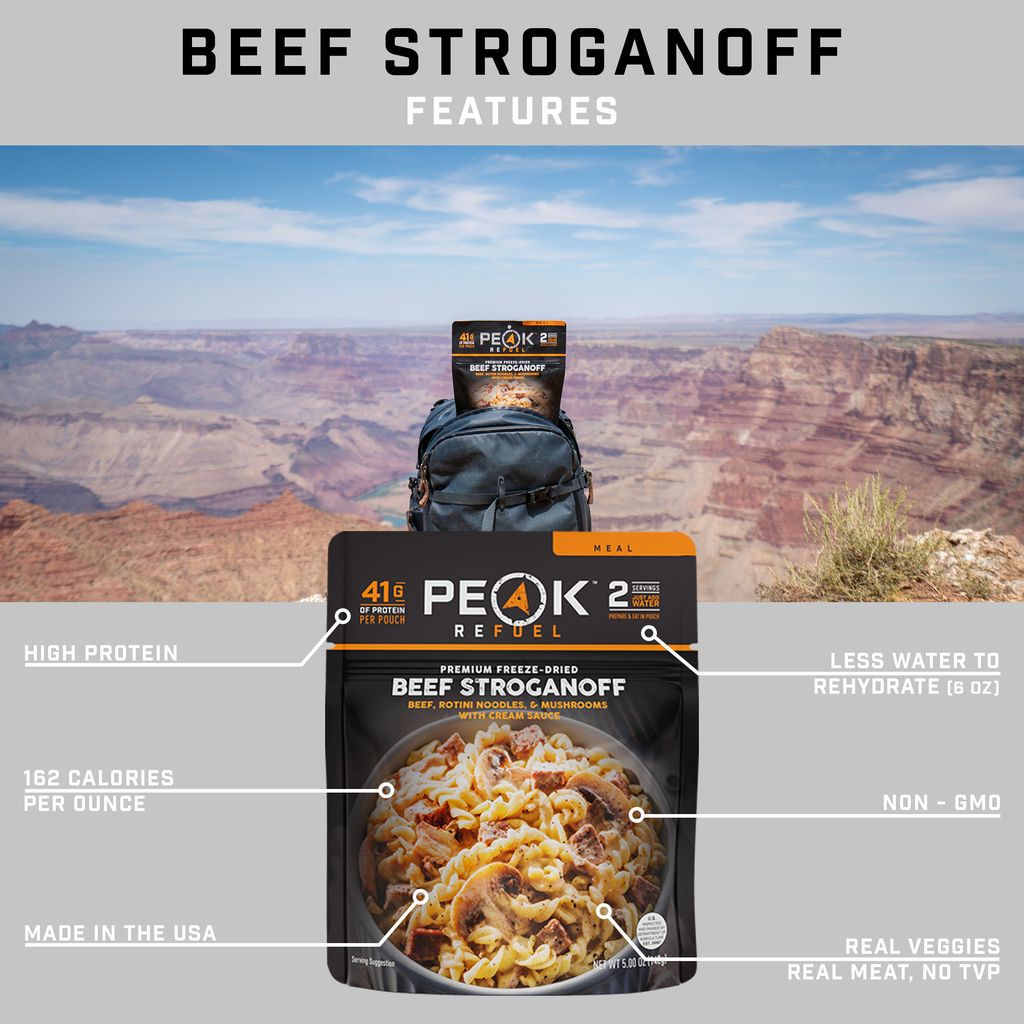 PEAK REFUEL - BEEF STROGANOFF - RTG Supply Co