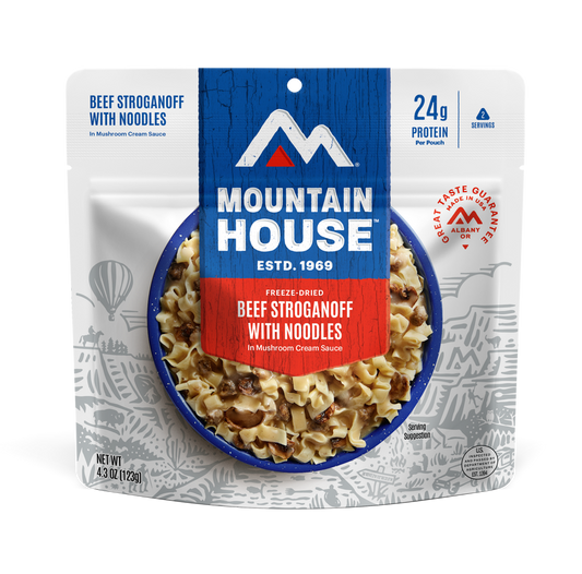 Mountain House - Beef Stroganoff with Noodles (2 Servings) - RTG Supply Co