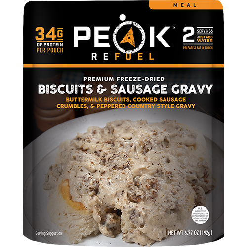 PEAK REFUEL - BISCUITS &  SAUSAGE GRAVY - RTG Supply Co